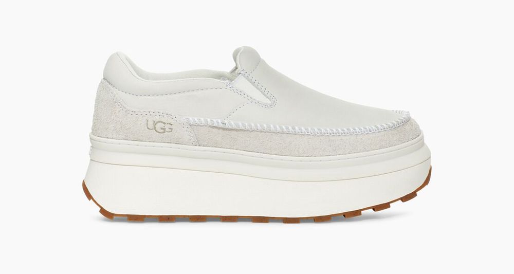 Ugg Sneaker Womens - Ugg Marin Slip On White - 305SREFQH